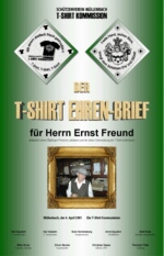 Der "T-Shirt Ehren-Brief"